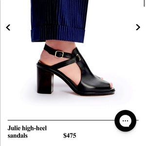 APC Julie High-Heeled Sandals - Brand New Size 38!